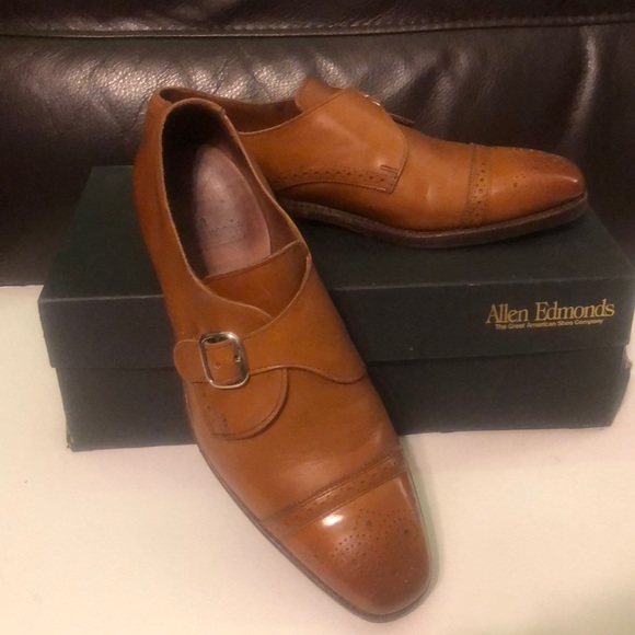 allen edmonds monk strap shoes